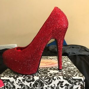 Bordello red riding heels